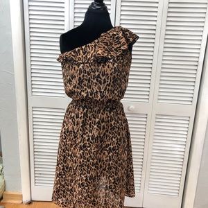 One shoulder ruffle dress from Miss Tina Knowles